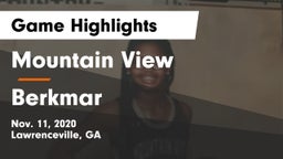 Mountain View  vs Berkmar  Game Highlights - Nov. 11, 2020