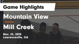 Mountain View  vs Mill Creek  Game Highlights - Nov. 24, 2020