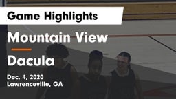 Mountain View  vs Dacula  Game Highlights - Dec. 4, 2020