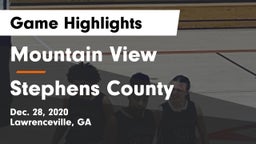 Mountain View  vs Stephens County  Game Highlights - Dec. 28, 2020