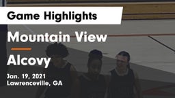 Mountain View  vs Alcovy  Game Highlights - Jan. 19, 2021