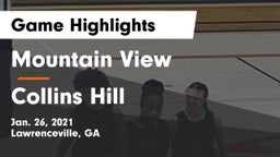 Mountain View  vs Collins Hill  Game Highlights - Jan. 26, 2021