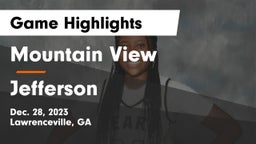 Mountain View  vs Jefferson  Game Highlights - Dec. 28, 2023