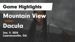 Mountain View  vs Dacula  Game Highlights - Jan. 9, 2024