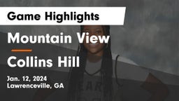 Mountain View  vs Collins Hill  Game Highlights - Jan. 12, 2024