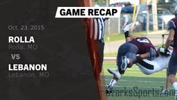 Recap: Rolla  vs. Lebanon  2015