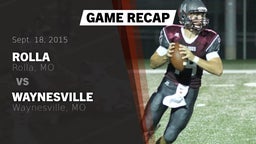 Recap: Rolla  vs. Waynesville  2015