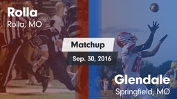 Matchup: Rolla  vs. Glendale  2016