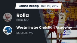 Recap: Rolla  vs. Westminster Christian Academy 2017