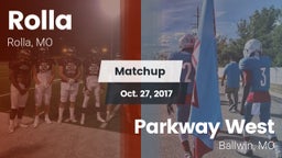 Matchup: Rolla  vs. Parkway West  2017