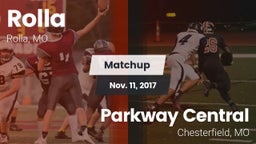Matchup: Rolla  vs. Parkway Central  2017