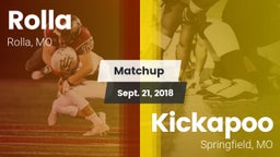 Matchup: Rolla  vs. Kickapoo  2018