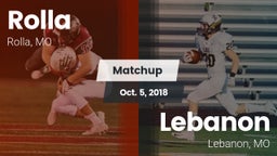 Matchup: Rolla  vs. Lebanon  2018