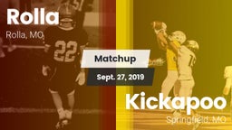 Matchup: Rolla  vs. Kickapoo  2019