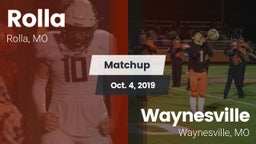 Matchup: Rolla  vs. Waynesville  2019