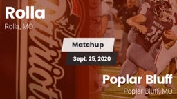 Matchup: Rolla  vs. Poplar Bluff  2020
