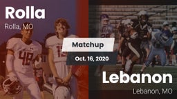Matchup: Rolla  vs. Lebanon  2020