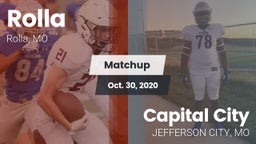Matchup: Rolla  vs. Capital City   2020