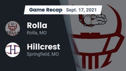 Recap: Rolla  vs. Hillcrest  2021