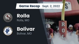 Recap: Rolla  vs. Bolivar  2022