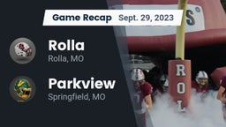 Recap: Rolla  vs. Parkview  2023