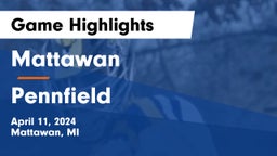 Mattawan  vs Pennfield  Game Highlights - April 11, 2024