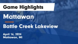 Mattawan  vs Battle Creek Lakeview  Game Highlights - April 16, 2024