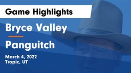 Bryce Valley  vs Panguitch Game Highlights - March 4, 2022