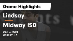 Lindsay  vs Midway ISD Game Highlights - Dec. 3, 2021