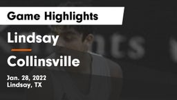 Lindsay  vs Collinsville  Game Highlights - Jan. 28, 2022