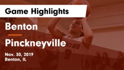 Benton  vs Pinckneyville  Game Highlights - Nov. 30, 2019