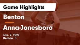 Benton  vs Anna-Jonesboro  Game Highlights - Jan. 9, 2020