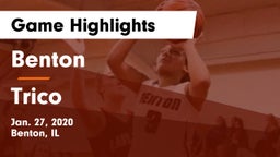 Benton  vs Trico Game Highlights - Jan. 27, 2020