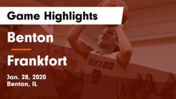 Benton  vs Frankfort  Game Highlights - Jan. 28, 2020