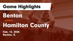 Benton  vs Hamilton County Game Highlights - Feb. 12, 2020