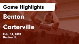 Benton  vs Carterville  Game Highlights - Feb. 14, 2020