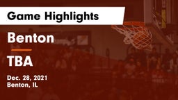 Benton  vs TBA Game Highlights - Dec. 28, 2021
