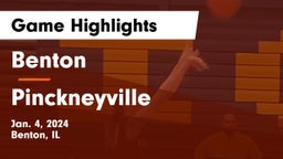 Benton  vs Pinckneyville  Game Highlights - Jan. 4, 2024