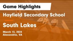 Hayfield Secondary School vs South Lakes  Game Highlights - March 13, 2024