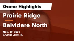 Prairie Ridge  vs Belvidere North  Game Highlights - Nov. 19, 2021