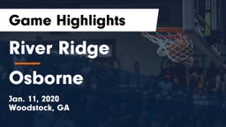 River Ridge  vs Osborne  Game Highlights - Jan. 11, 2020