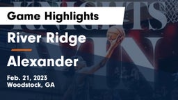 River Ridge  vs Alexander  Game Highlights - Feb. 21, 2023