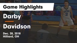 Darby  vs Davidson  Game Highlights - Dec. 28, 2018
