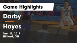 Darby  vs Hayes  Game Highlights - Jan. 18, 2019