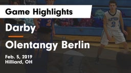Darby  vs Olentangy Berlin  Game Highlights - Feb. 5, 2019