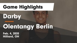 Darby  vs Olentangy Berlin  Game Highlights - Feb. 4, 2020