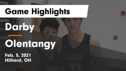 Darby  vs Olentangy  Game Highlights - Feb. 5, 2021