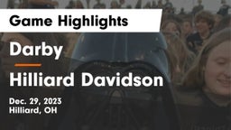 Darby  vs Hilliard Davidson  Game Highlights - Dec. 29, 2023