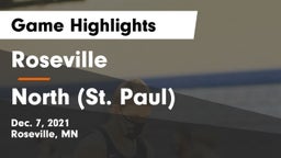Roseville  vs North (St. Paul)  Game Highlights - Dec. 7, 2021