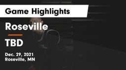 Roseville  vs TBD Game Highlights - Dec. 29, 2021